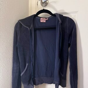 Juicy Couture Deep Blue Velour Jacket